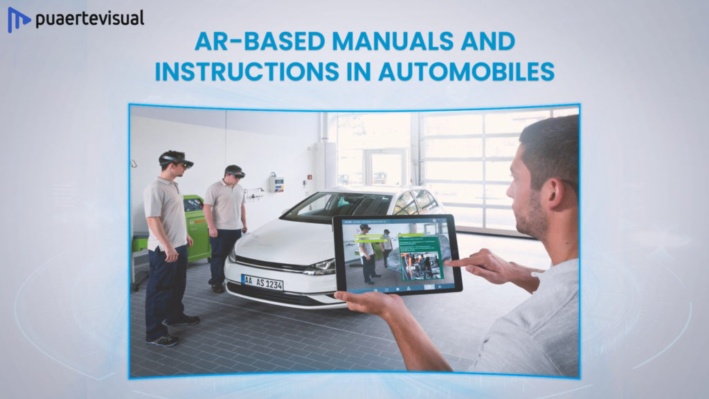 AR-based manuals and instructions in automobiles